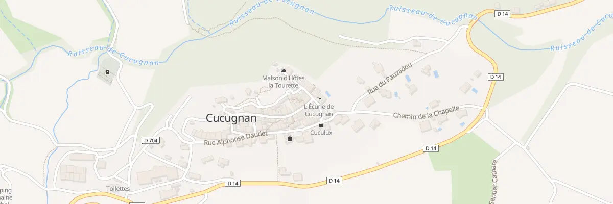 Plan du 2 Rue des Artisans à Cucugnan