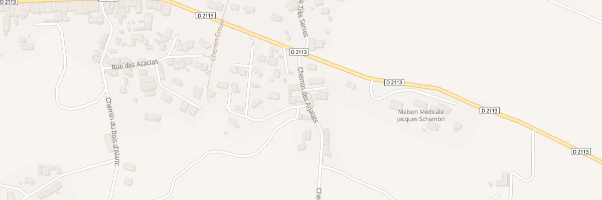 Plan du 4 Che des Arjalats à Douzens