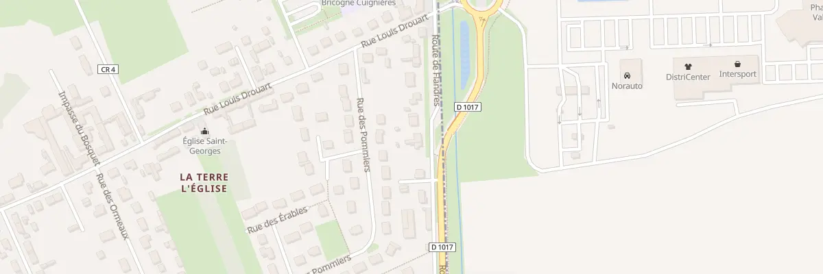 Plan du 28 Rte de Flandres aux Ageux