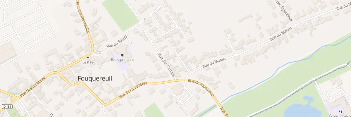 Plan du 2 Rue du Marais à Fouquereuil