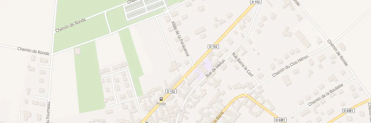 Plan du 27 Rue de Fontainebleau à Ury