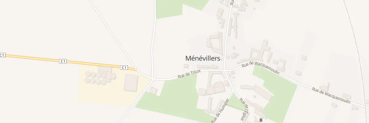 Plan du 4 Rue de Tricot à Ménévillers