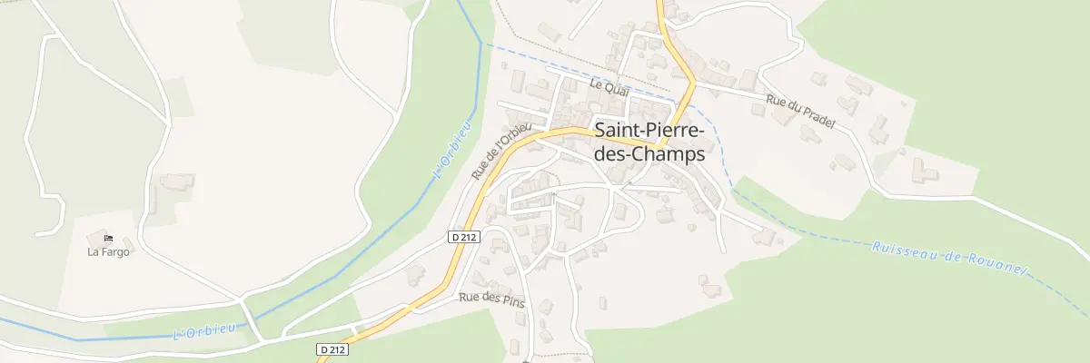 Plan du 36 Le Village à Saint-Pierre-des-Champs