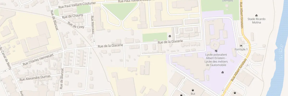 Plan du 20 Rue de la Glacerie à Montluçon