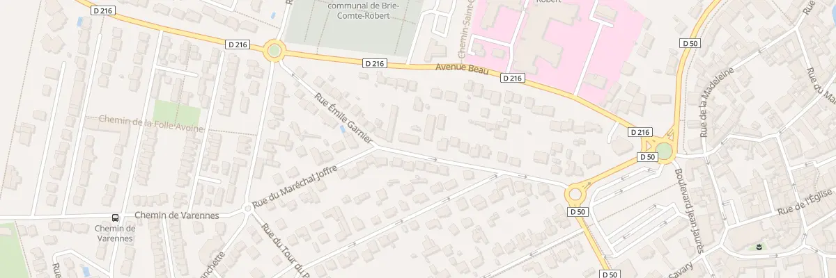 Plan du 26 Rue du Marechal Joffre à Brie-Comte-Robert