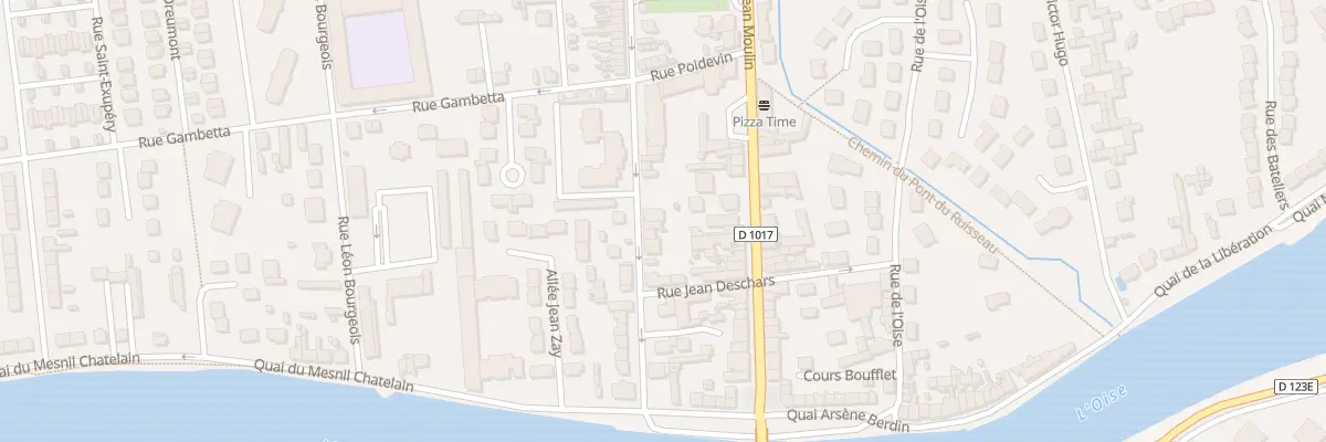 Plan du 10 Rue du Chancelier Guérin à Pont-Sainte-Maxence