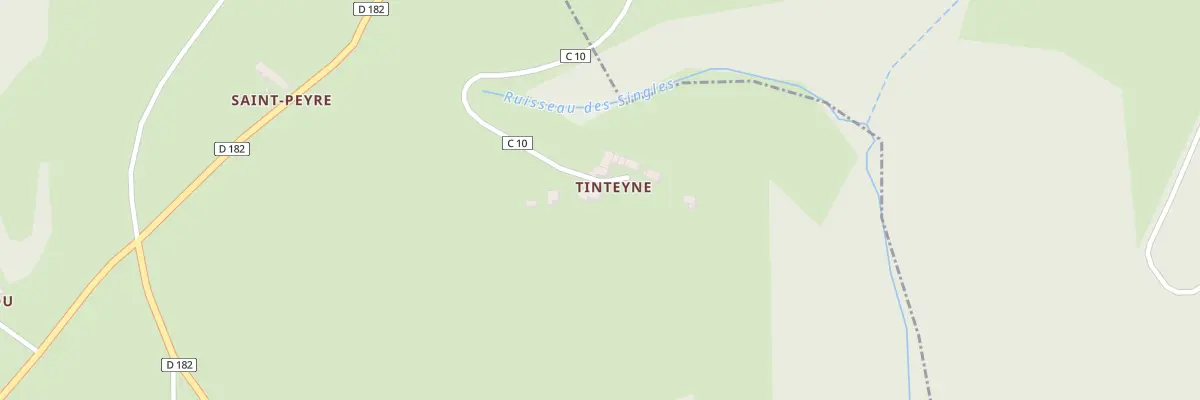 Plan du 5064 Tinteyne à Cassagnoles
