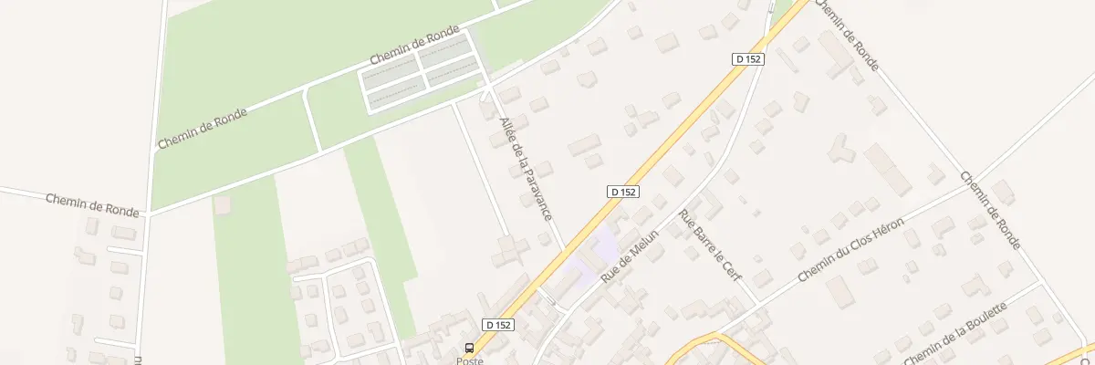 Plan du 27 Rue de Fontainebleau à Ury