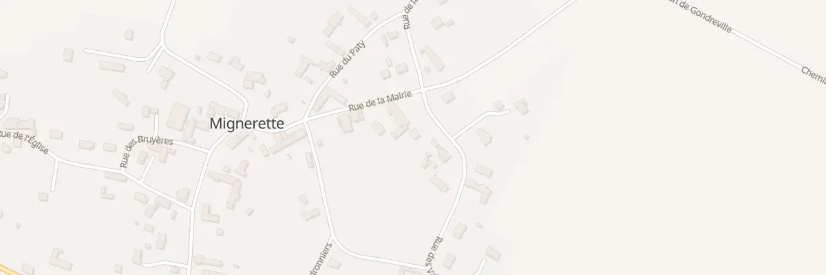 Plan du 15 Rue des Vallées à Mignerette