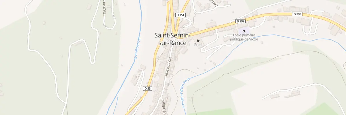 Plan du 13 Rue du Fort à Saint-Sernin-sur-Rance