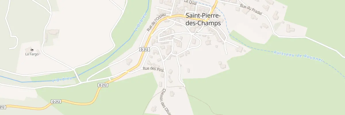 Plan du 46 Le Village à Saint-Pierre-des-Champs