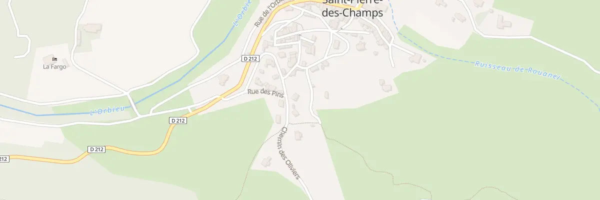 Plan du 3 Che des Oliviers à Saint-Pierre-des-Champs