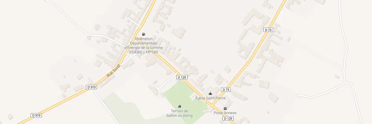 Plan du 12 Rue Eugène Dupré à Mailly-Maillet