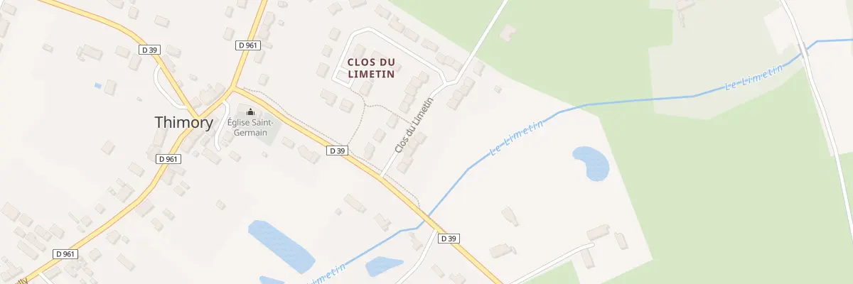 Plan du 1 Lot Le Clos du Limetin à Thimory
