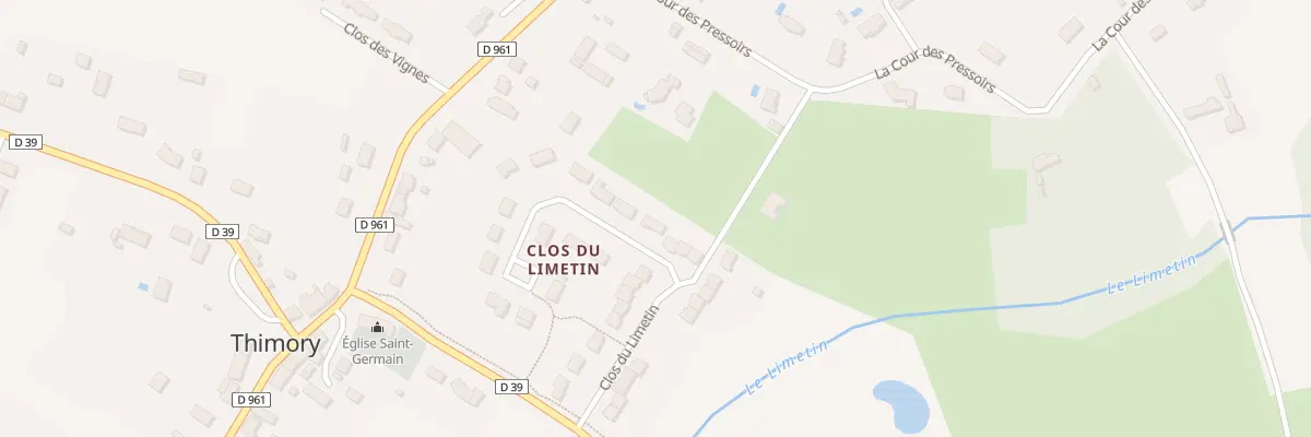 Plan du 14 Lot Le Clos du Limetin à Thimory