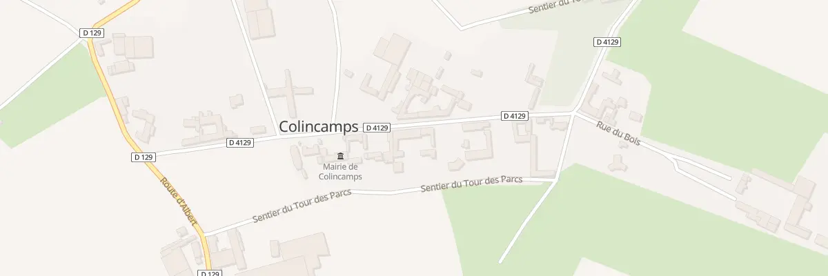 Plan du 25 Gr Gde Rue à Colincamps