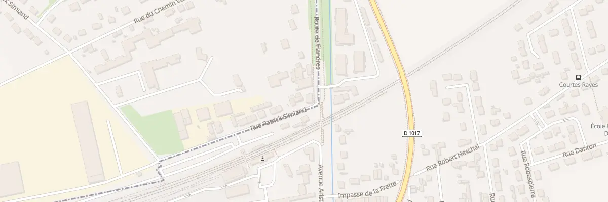 Plan du 1 Rte de Flandres aux Ageux