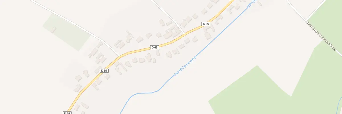 Plan du 829 Rue de Robecq à Calonne-sur-la-Lys