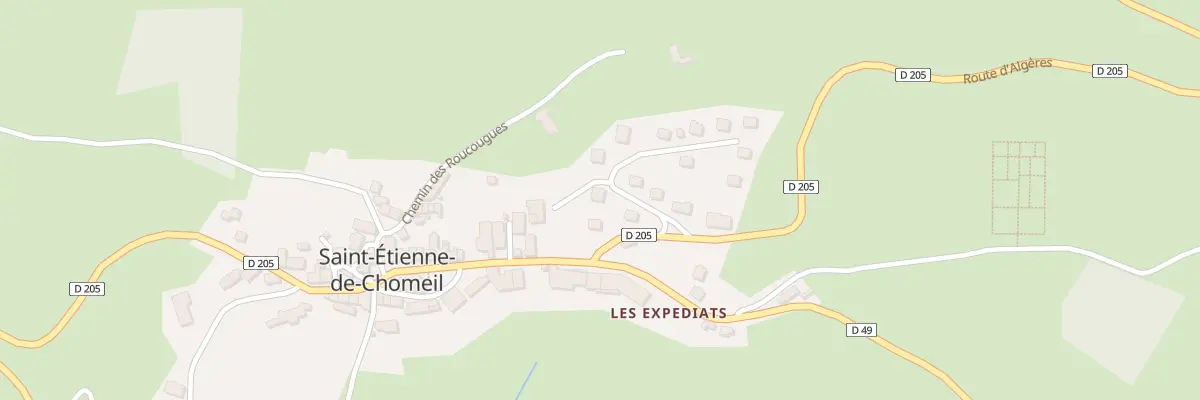 Plan du 5 Qua des Pradis à Saint-Étienne-de-Chomeil
