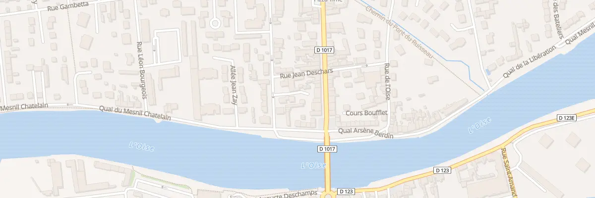 Plan du 2B Rue du Chancelier Guérin à Pont-Sainte-Maxence