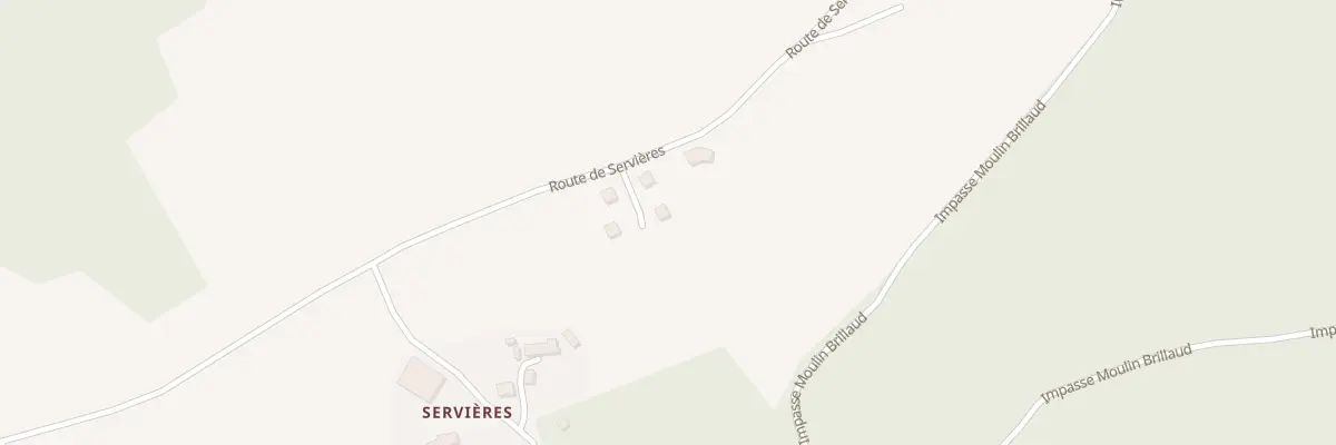 Plan du 9010 Serviere à Saint-Sulpice