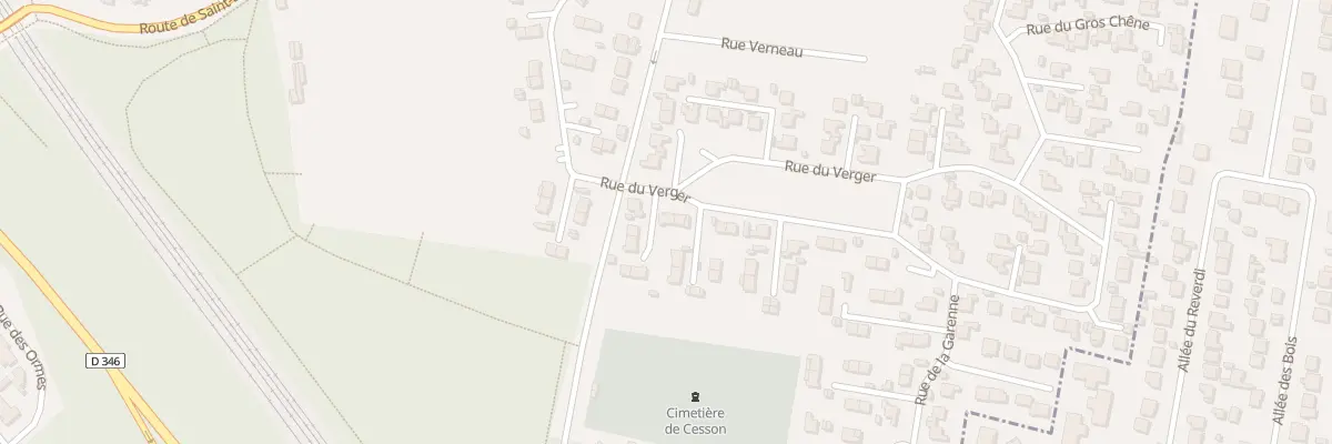 Plan du 98 Rue du Verger à Cesson
