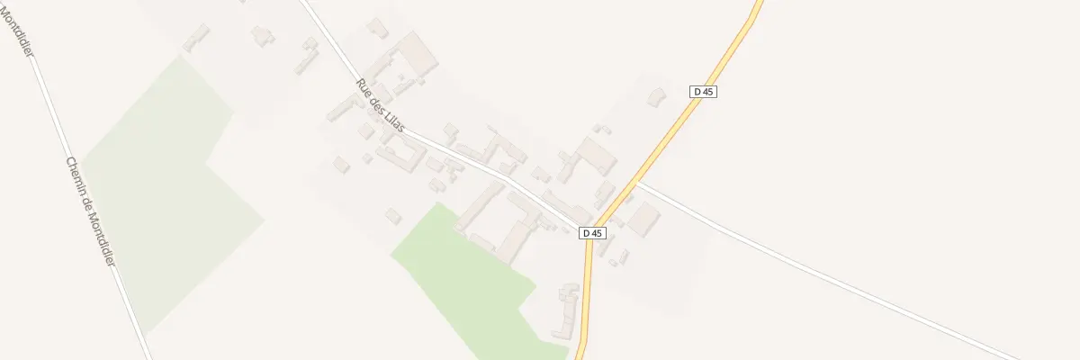 Plan du 2 Rue des Lilas au Frestoy-Vaux