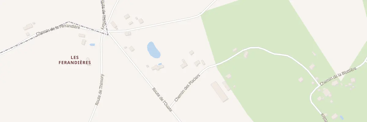 Plan du 107 Che des Placiers à La Cour-Marigny