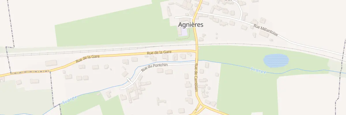 Plan du 3 Rue de la Gare à Agnières