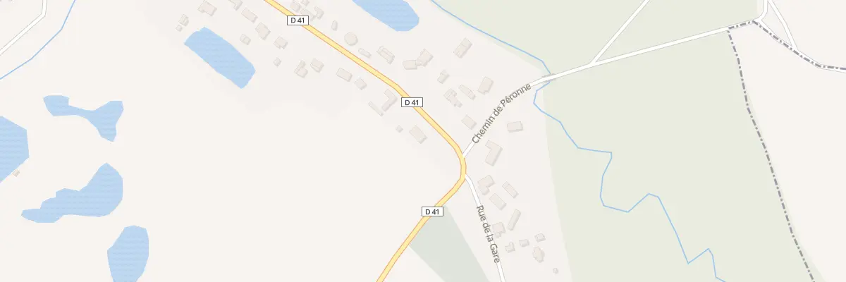 Plan du 30 Rue de la Chaussée à Davenescourt