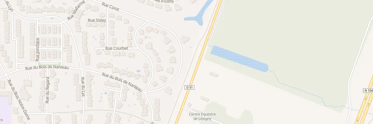 Plan du 17 Rue Corot à Lésigny