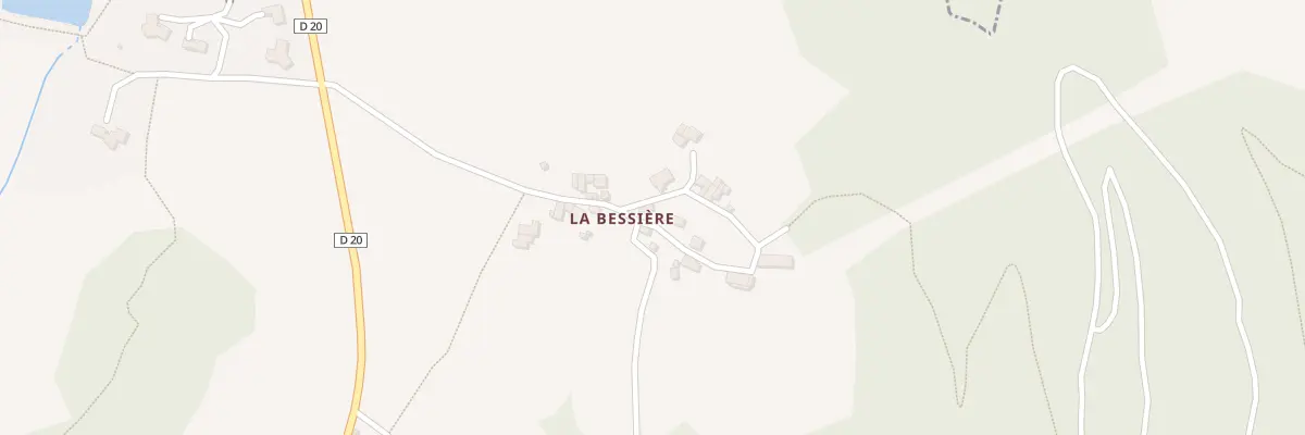 Plan du 6 La Bessiere à Campuac