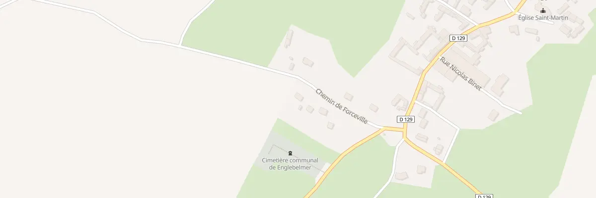 Plan du 11 Che de Forceville à Englebelmer