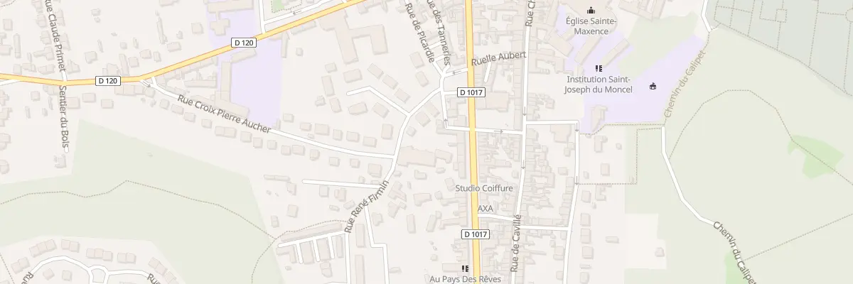 Plan du 5 Rue René Firmin à Pont-Sainte-Maxence