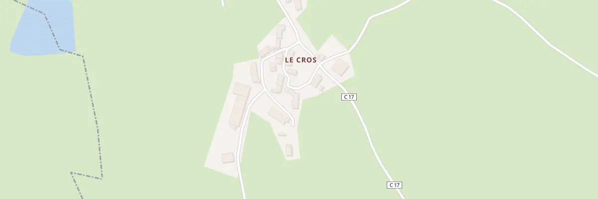 Plan du 2 Le Cros à Saint-Fargeol