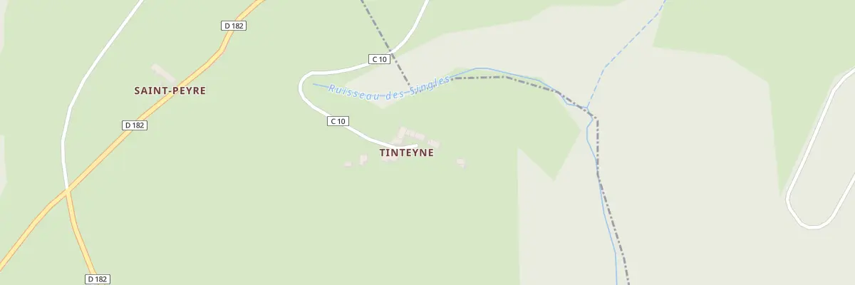 Plan du 5063 Tinteyne à Cassagnoles
