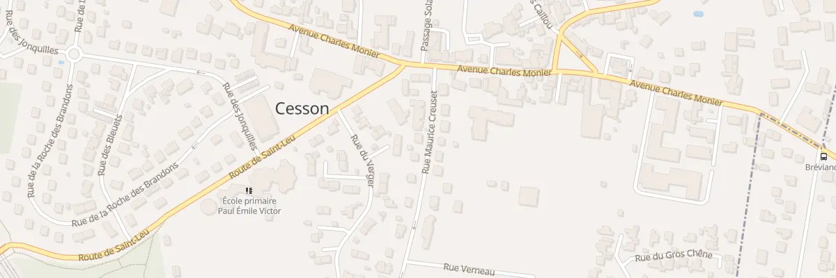 Plan du 2 Rue Maurice Creuset à Cesson