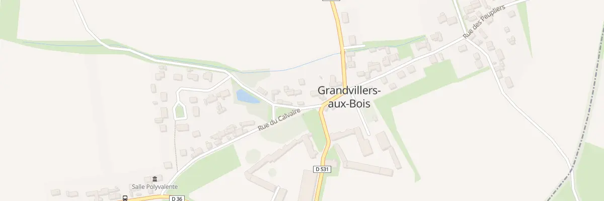 Plan du 1B Rue des Carrières à Grandvillers-aux-Bois