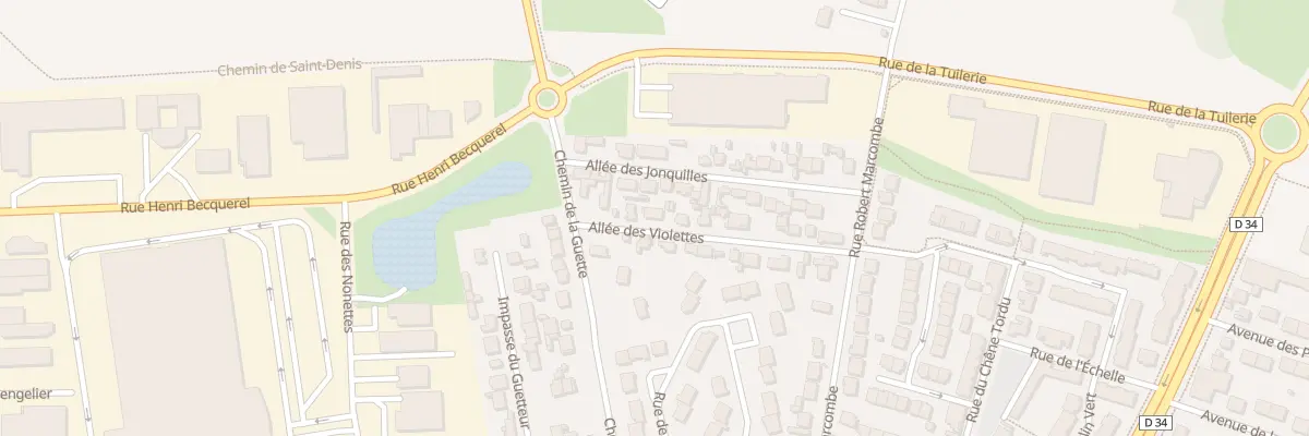 Plan du 24 All des Violettes à Chelles
