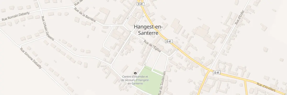 Plan du 4 Pl du Jeu de Paume à Hangest-en-Santerre