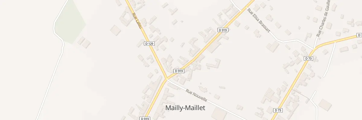 Plan du 1 Rue Léon Breuval à Mailly-Maillet