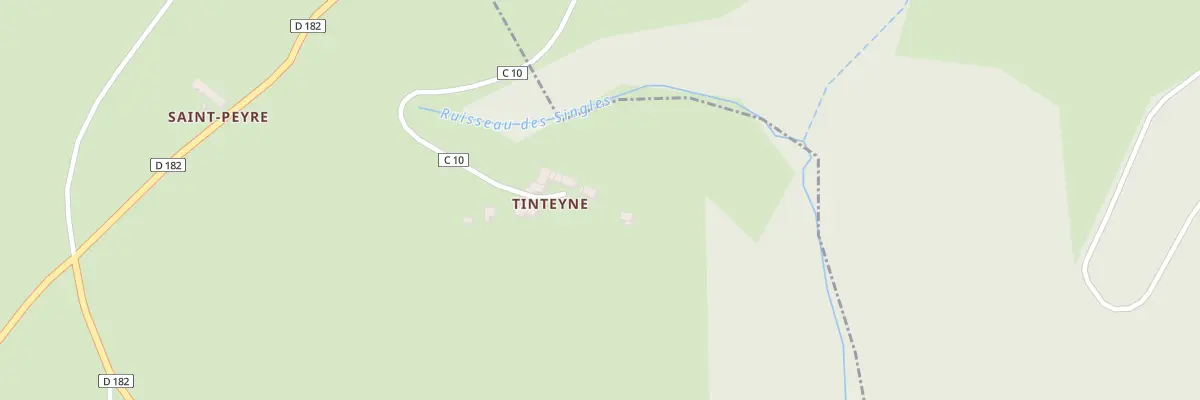 Plan du 5066 Tinteyne à Cassagnoles