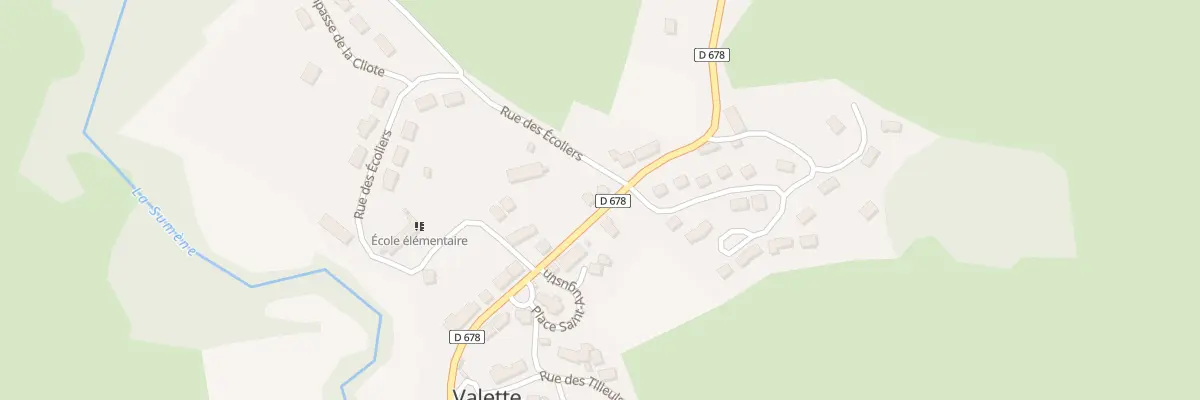 Plan du 5122 Le Bourg à Valette
