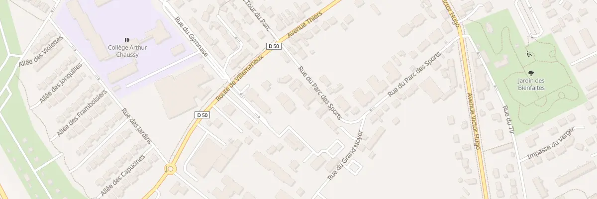 Plan du 23 Rue du Parc des Sports à Brie-Comte-Robert