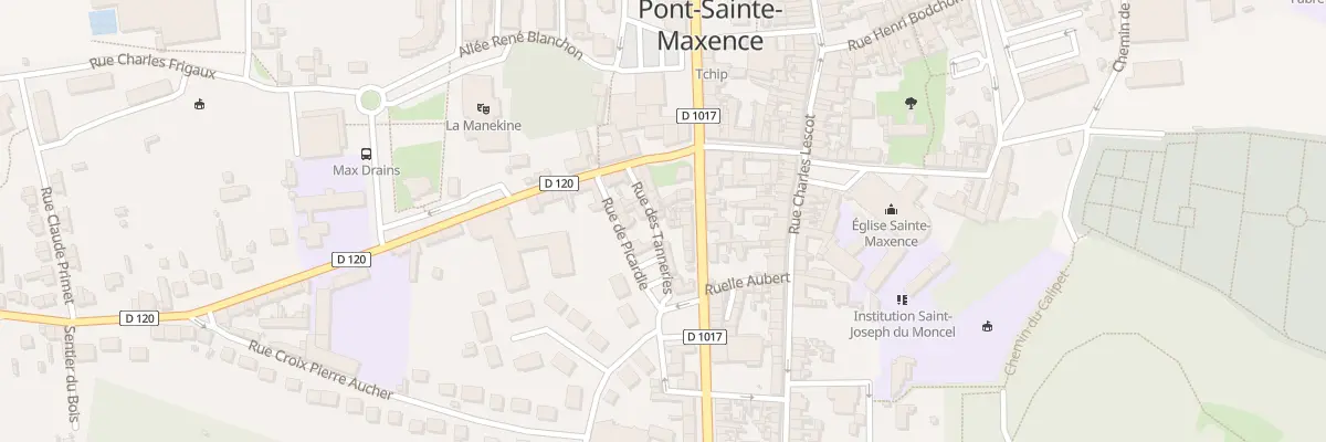 Plan du 7 Rue des Tanneries à Pont-Sainte-Maxence