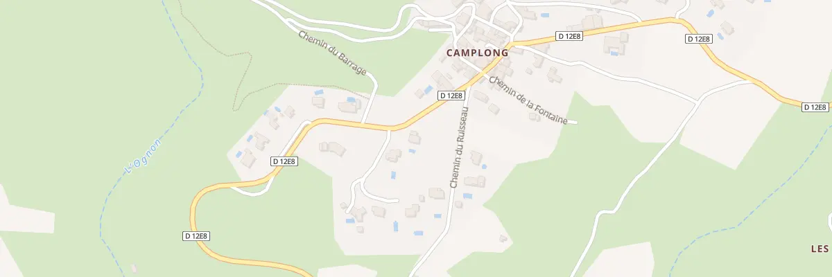 Plan du 4 Rte de Ferrals Hameau Camplong à Félines-Minervois