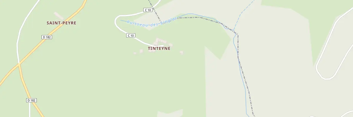 Plan du 5096F Tinteyne à Cassagnoles