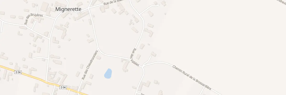Plan du 6 Rue des Vallées à Mignerette