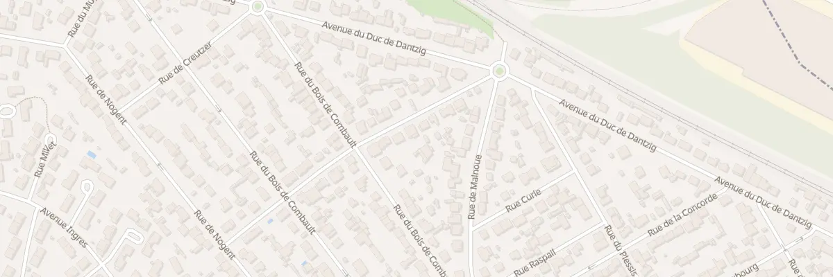 Plan du 11 Rue Paul Gustave de Hautregard à Pontault-Combault