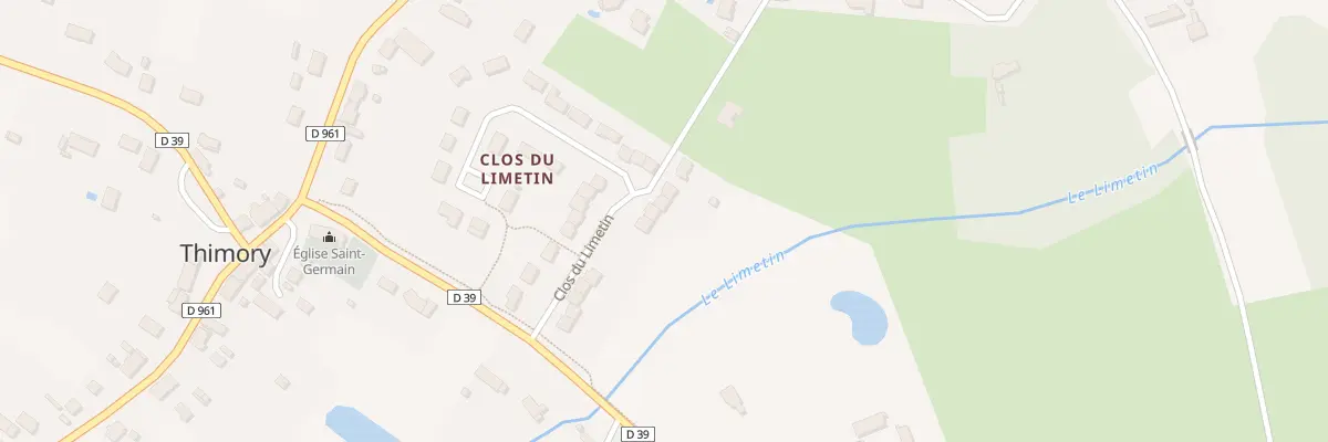 Plan du 7 Lot Le Clos du Limetin à Thimory
